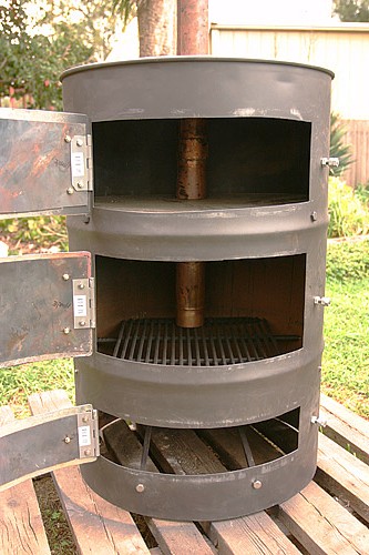 Печь из бочки - фото 14