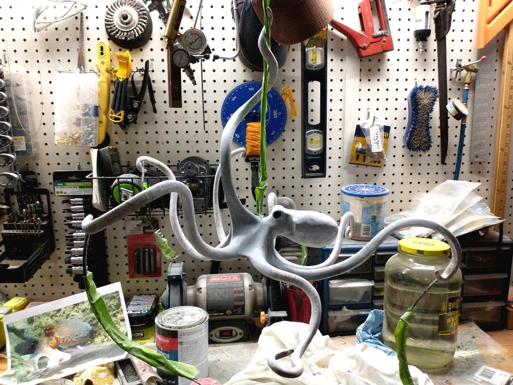 Оригинальная потолочная лампа - фото 24