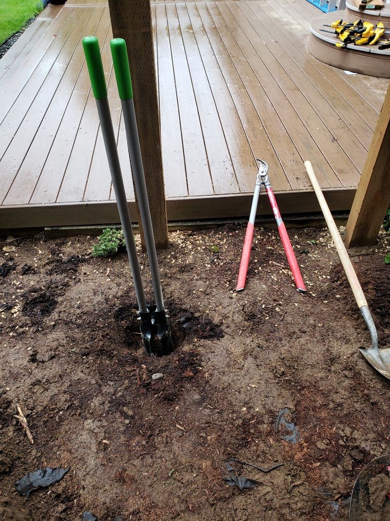 Арка из дерева с двойными качелями - фото 33