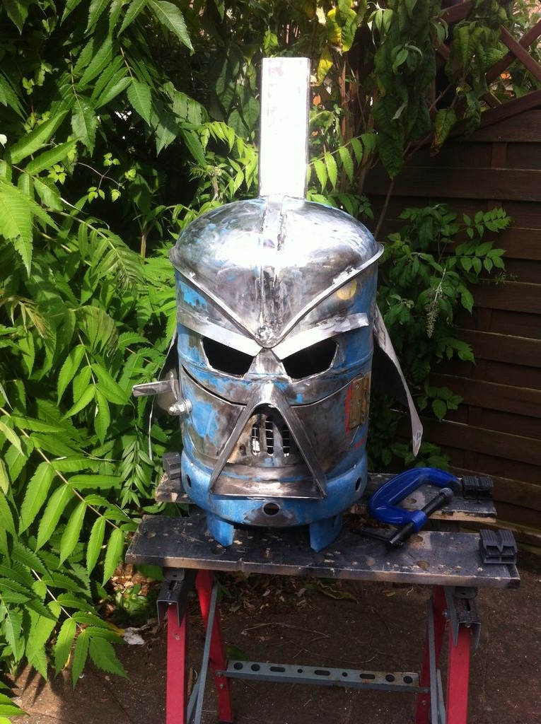 Необычная печь из газового баллона - фото 7