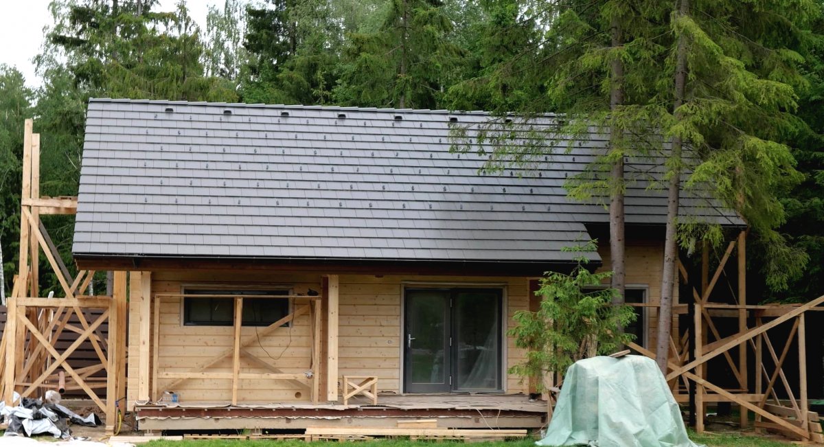 Интересный деревянный дом из бруса - фото 6