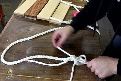 Деревянные качели - фото 9