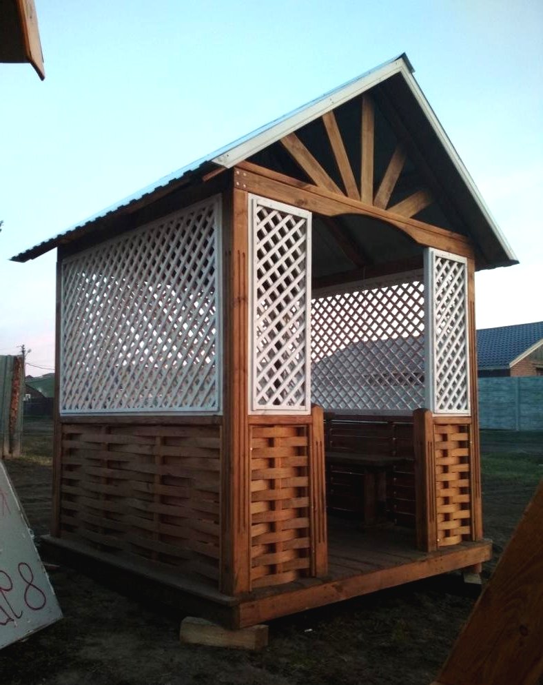 Деревянные беседки - фото 8