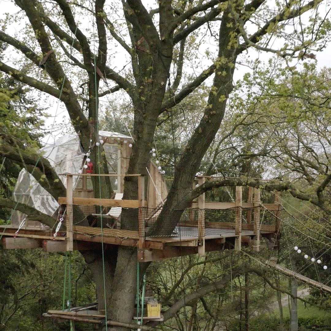 Оригинальный домик на дереве - фото 28