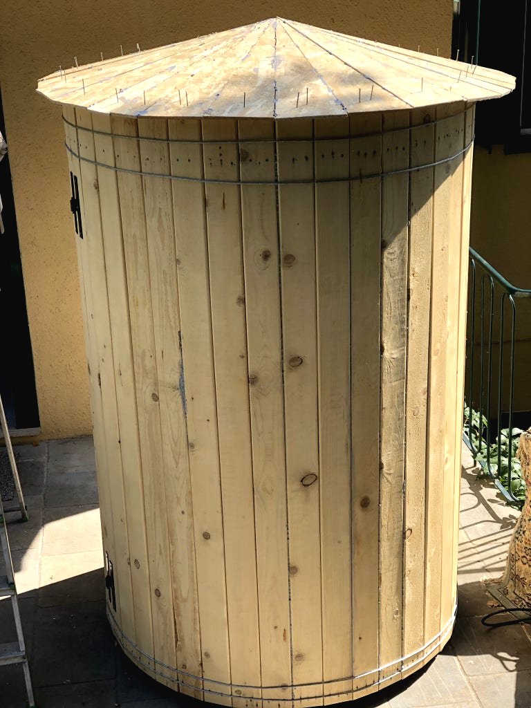 Финская баня – сауна мини бочка своими руками - фото 16