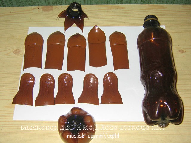 Птица Глухарь из пластиковых бутылок - фото 14