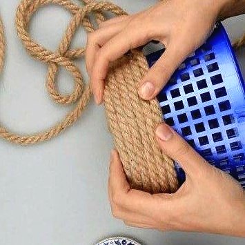 Корзина для белья своими руками - фото 7