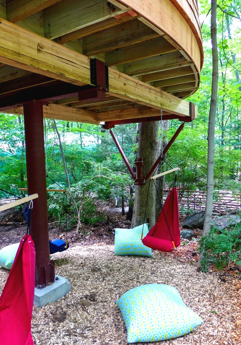 Оригинальная беседка на дереве - фото 6