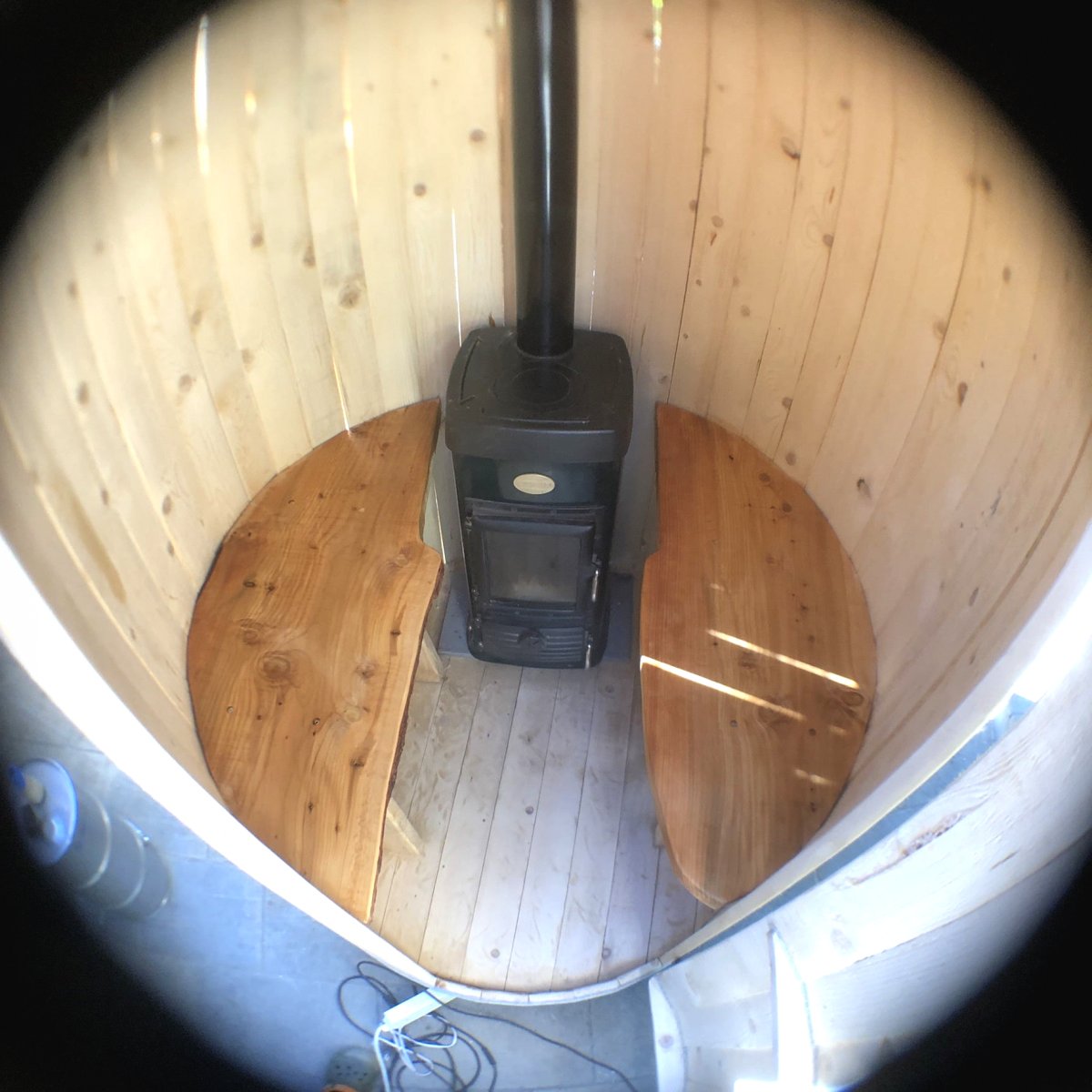 Финская баня – сауна мини бочка своими руками - фото 34