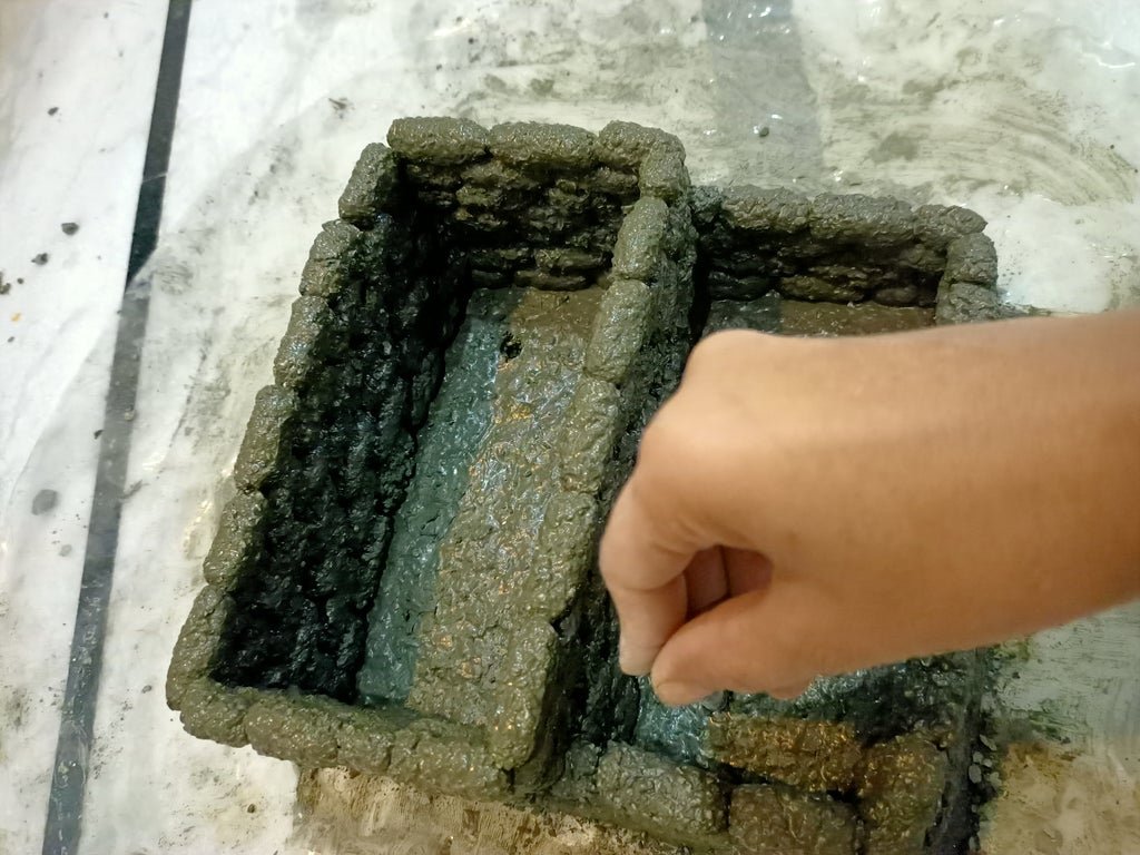 Цветочный горшок из цемента своими руками - фото 14