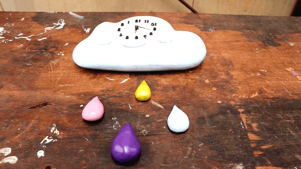 Детские облачные часы - фото 14