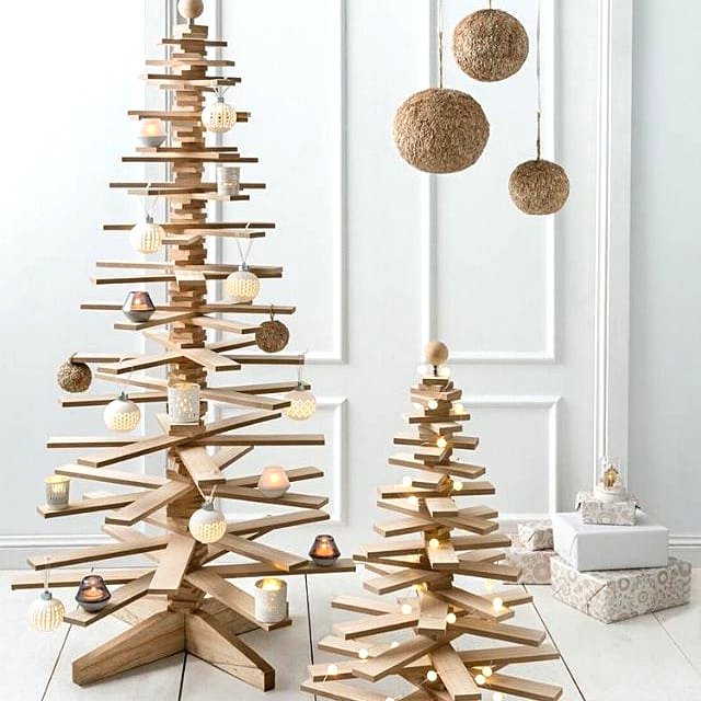 Новогодняя елка своими руками из дерева - фото 2