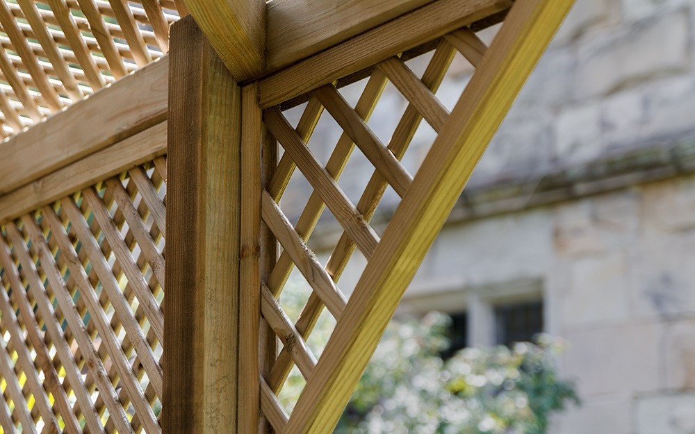 Беседка из шпалер - фото 3