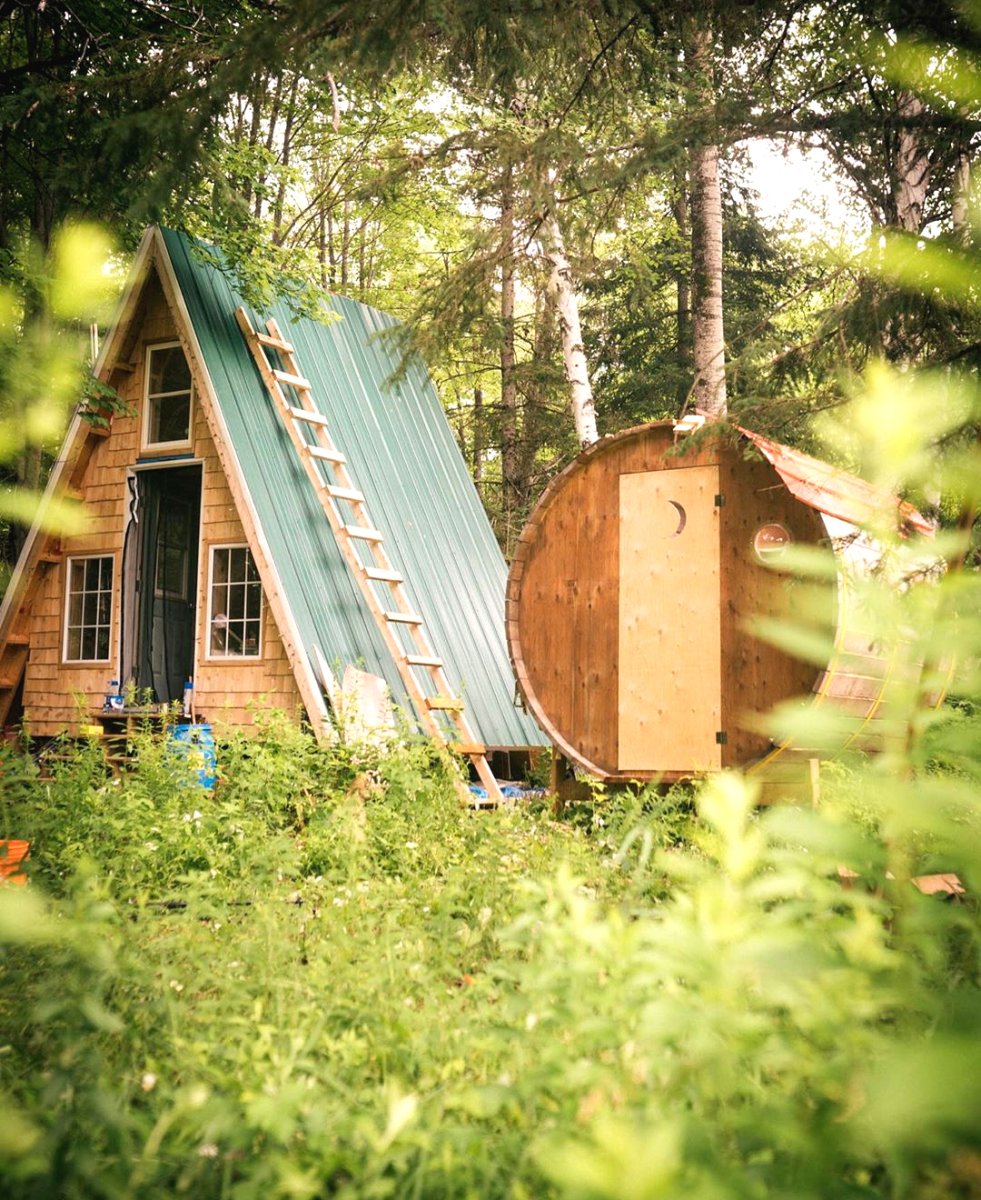 Каркасный дом А- образной формы - фото 2