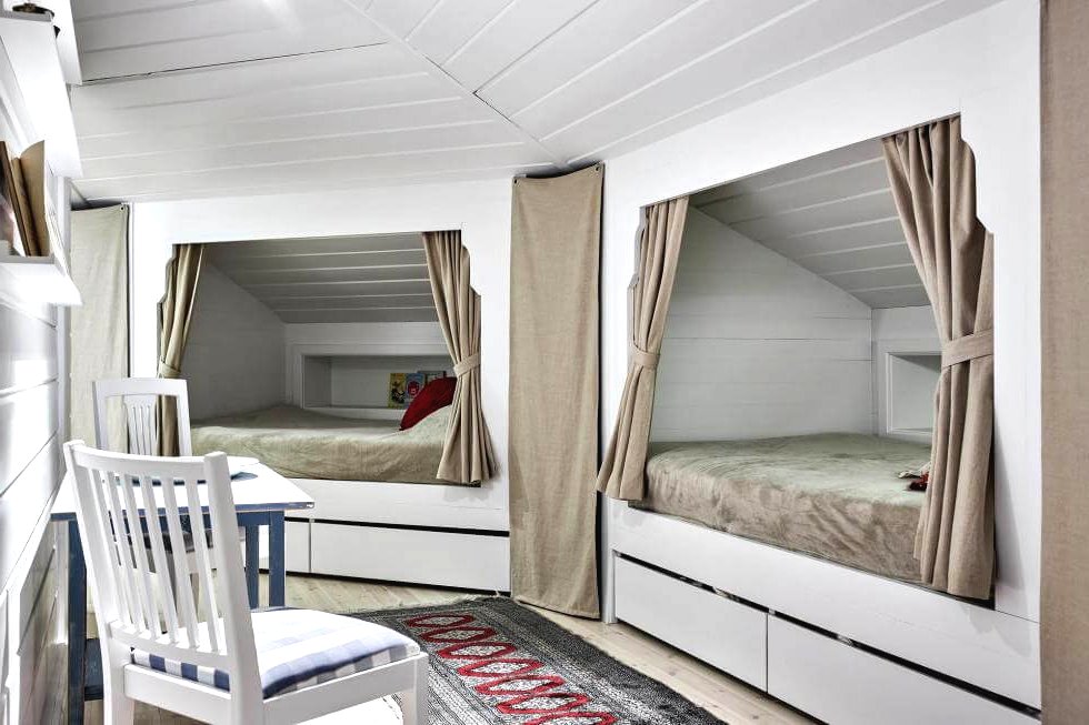 Необычный восьмиугольный бревенчатый дом - фото 14