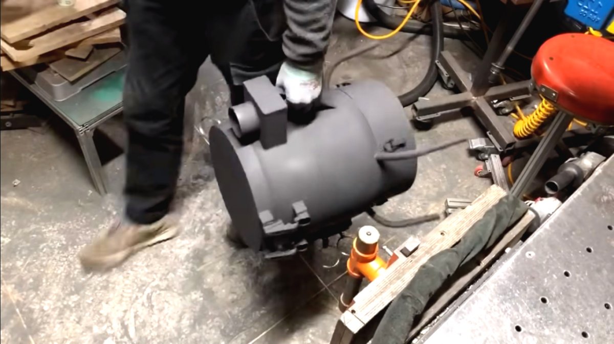 Буржуйка из старого газового баллона - фото 58