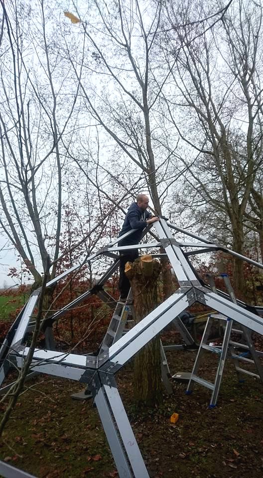 Сауна в форме геодезического купола - фото 27