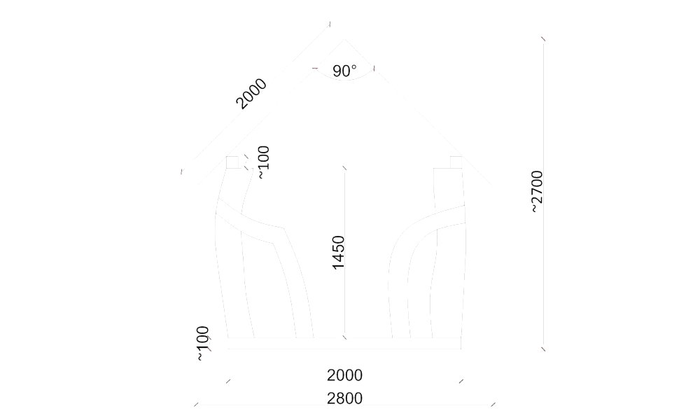 Беседка 3 х 3 в стиле "Рустик" - фото 5