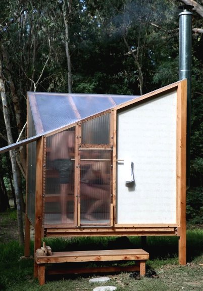 Необычная сауна из пленки и поликарбоната - фото 2