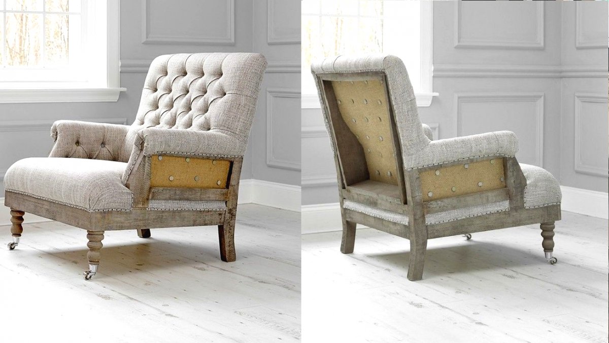 Кресло Честерфилд ручной работы - фото 2