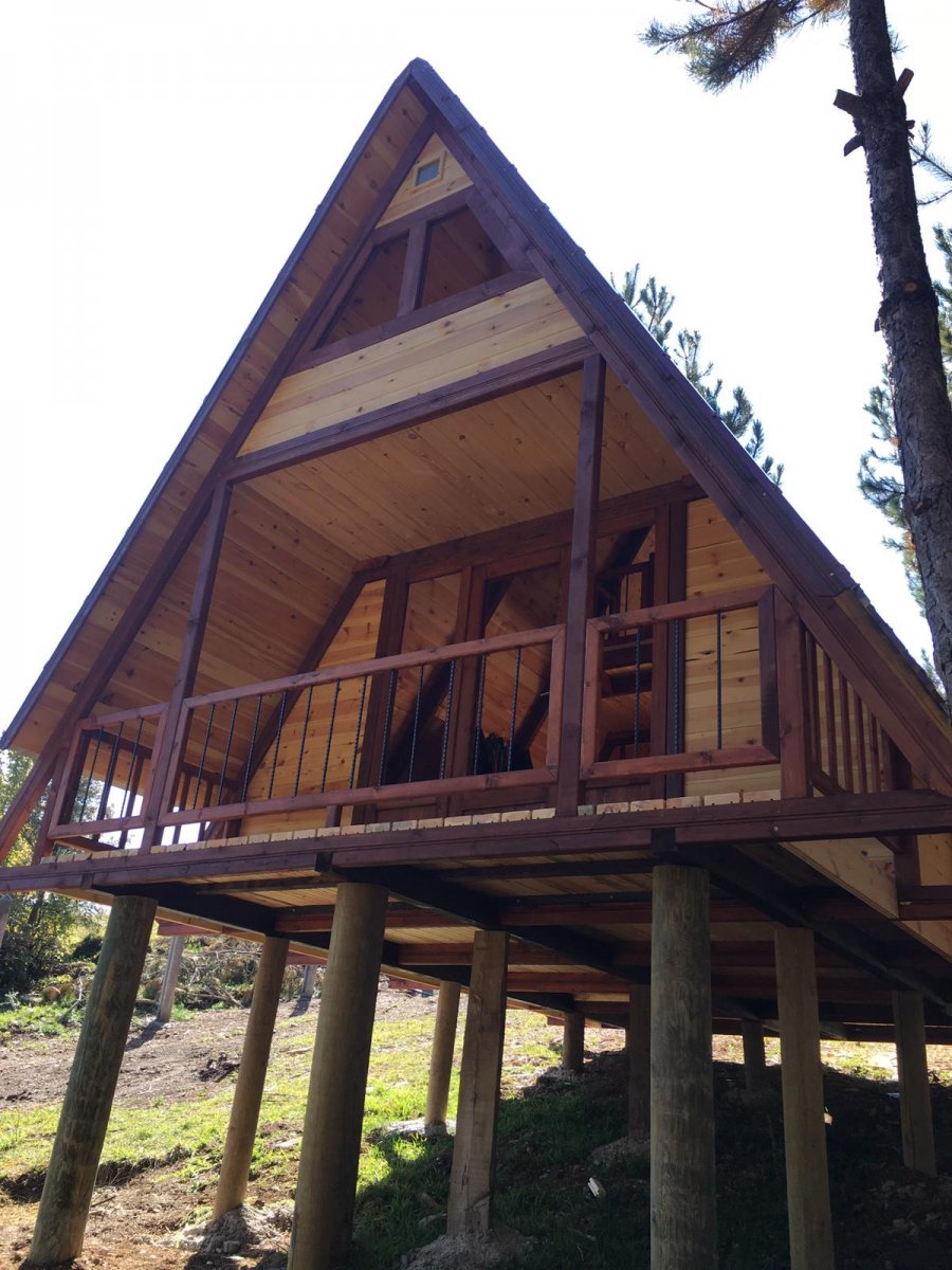 Небольшой деревянный дом для дачи - фото 6