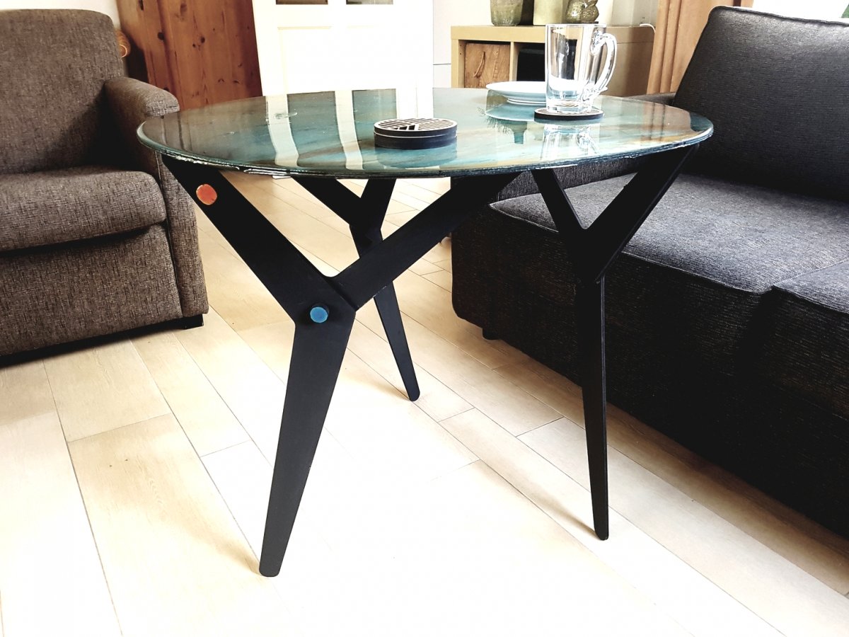 Стол трансформер из фанеры - фото 2