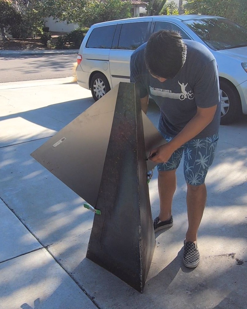 Необычный очаг для патио - фото 11