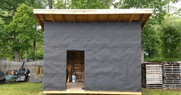 Мастерская построенная из поддонов - фото 7