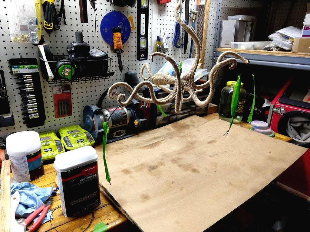 Оригинальная потолочная лампа - фото 12