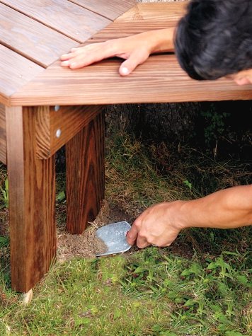 Скамья вокруг дерева - фото 7