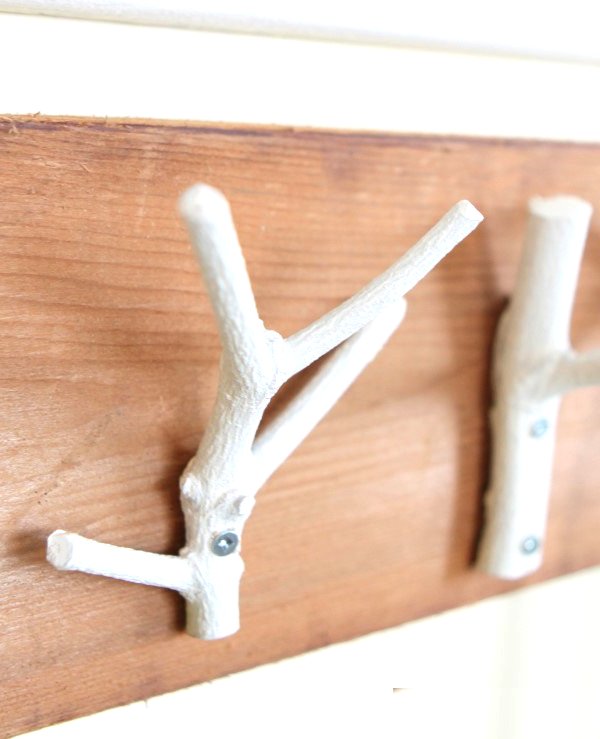 Вешалка из веток - фото 7