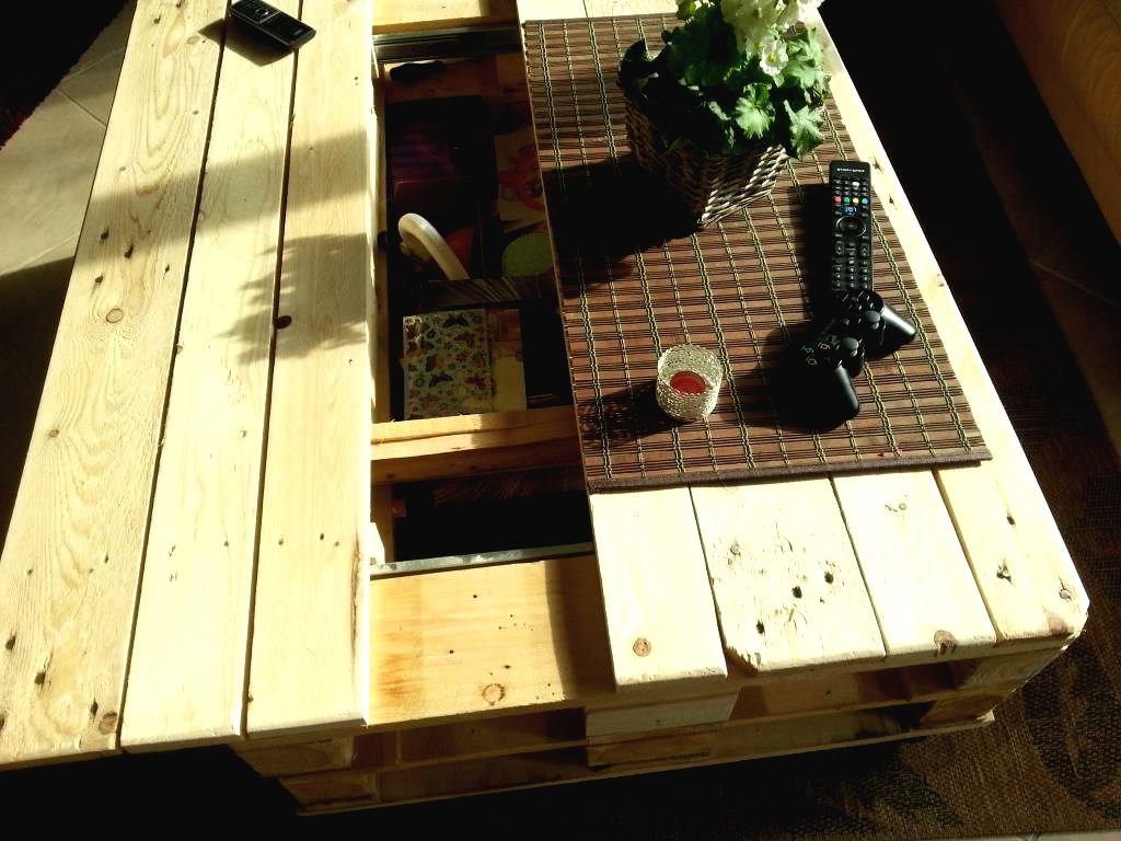 Многофункциональный журнальный столик с ящиком для хранения - фото 3