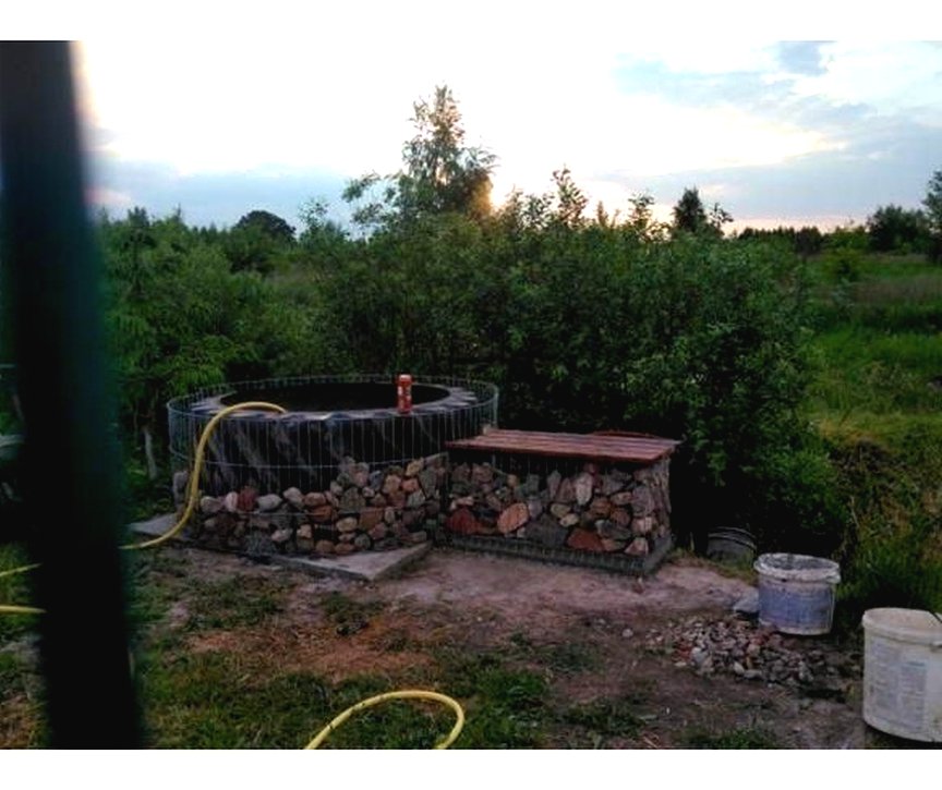 Оригинальный пруд из автопокрышки - фото 7