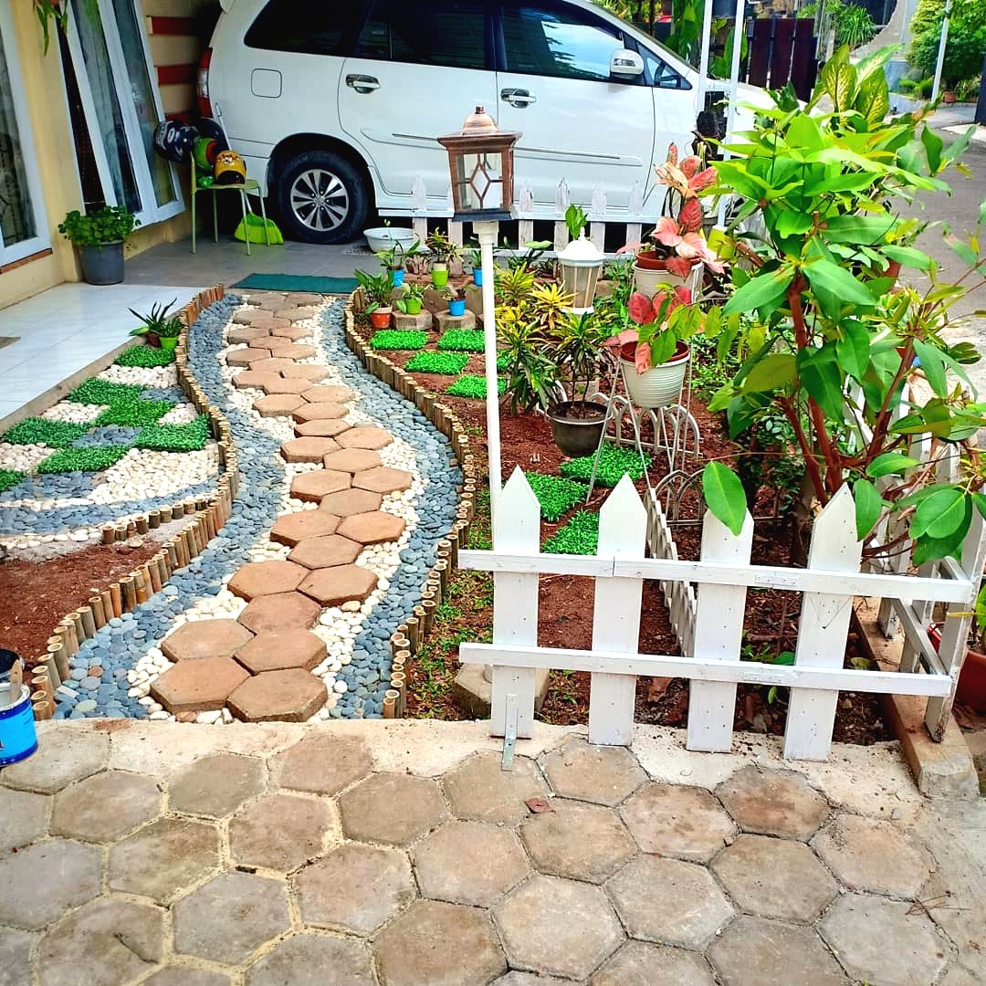 Оригинальная садовая дорожка - фото 10