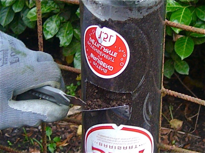 Вертикальный сад из пластиковых бутылок - фото 12