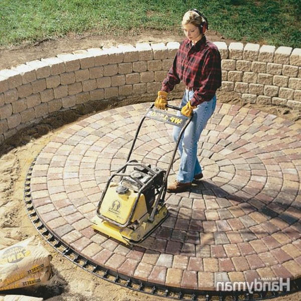 Патио в форме круга - фото 16