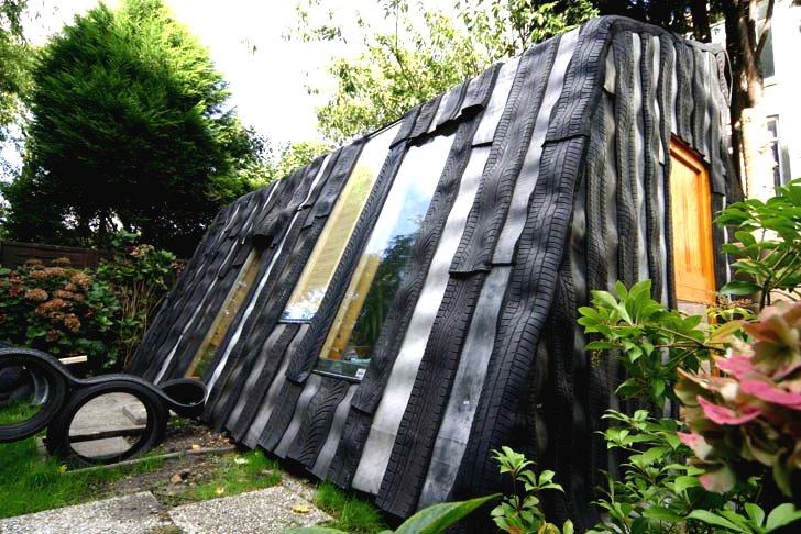 Дом из автопокрышек - фото 3