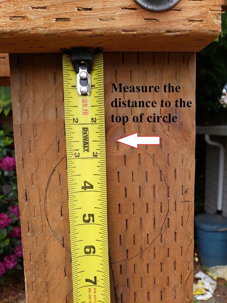 Арка из дерева с двойными качелями - фото 40