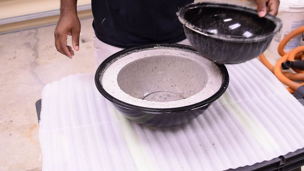 Бетонная чаша-очаг - фото 5