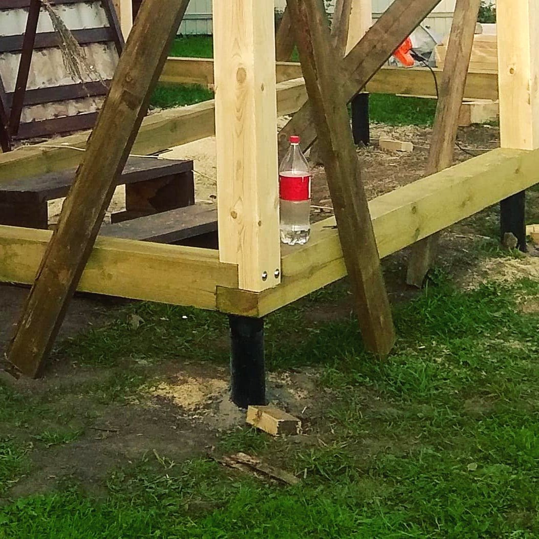 Классная беседка из дерева своими руками - фото 3