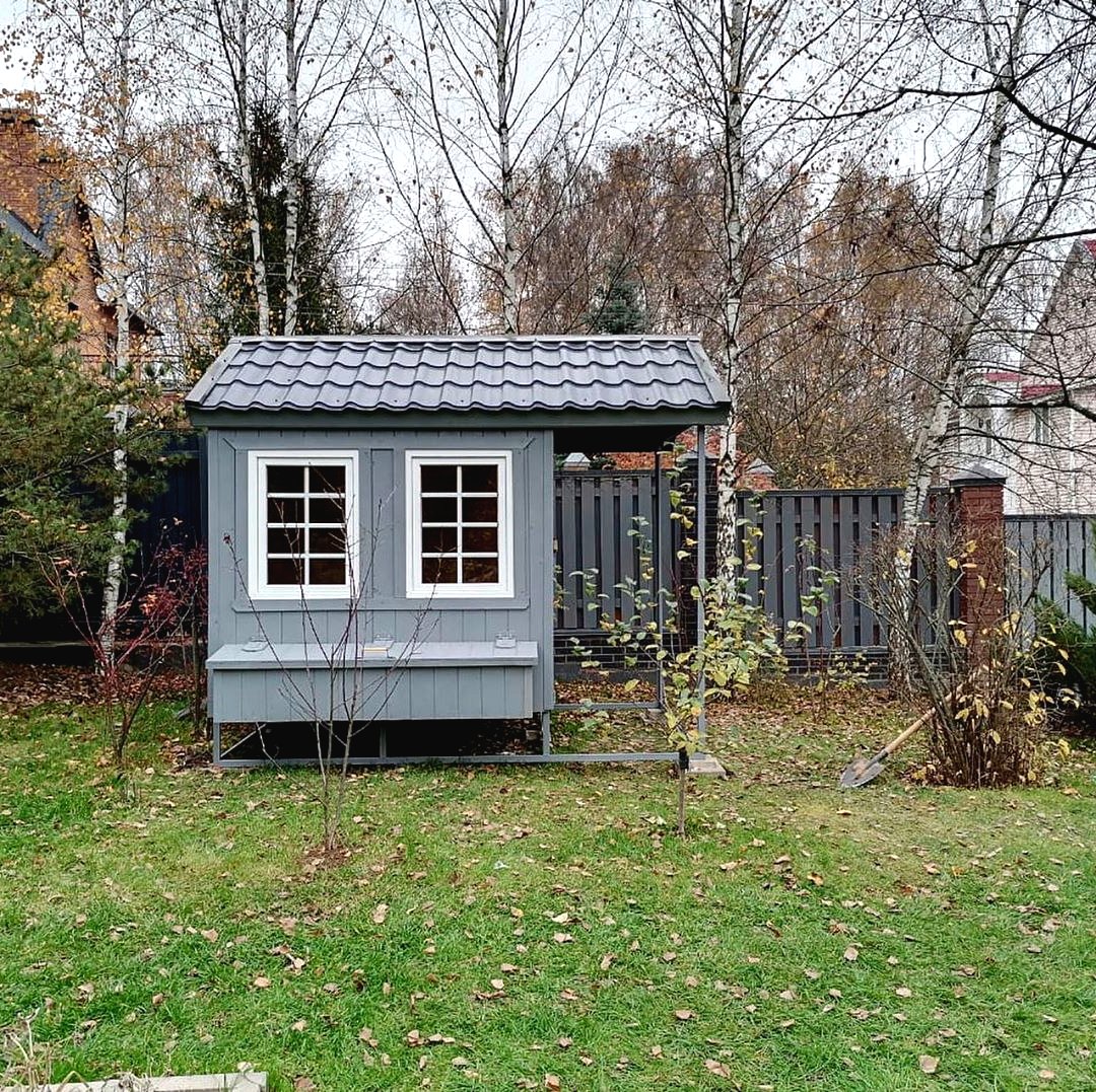 Небольшой утепленный курятник до 10 кур - фото 3