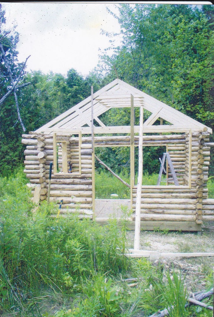 Простой дом из сруба кедра - фото 3