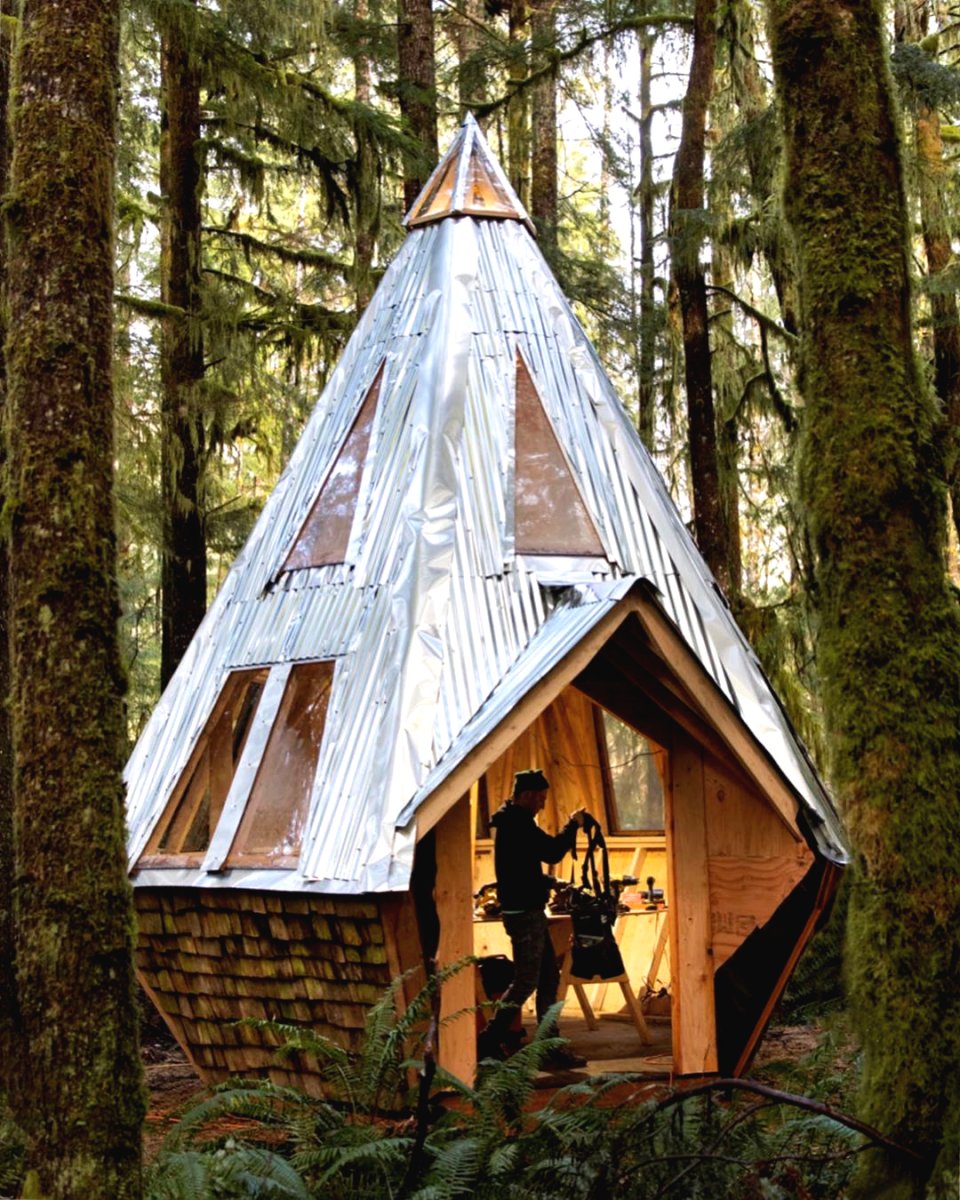 Оригинальная небольшая хижена - фото 12