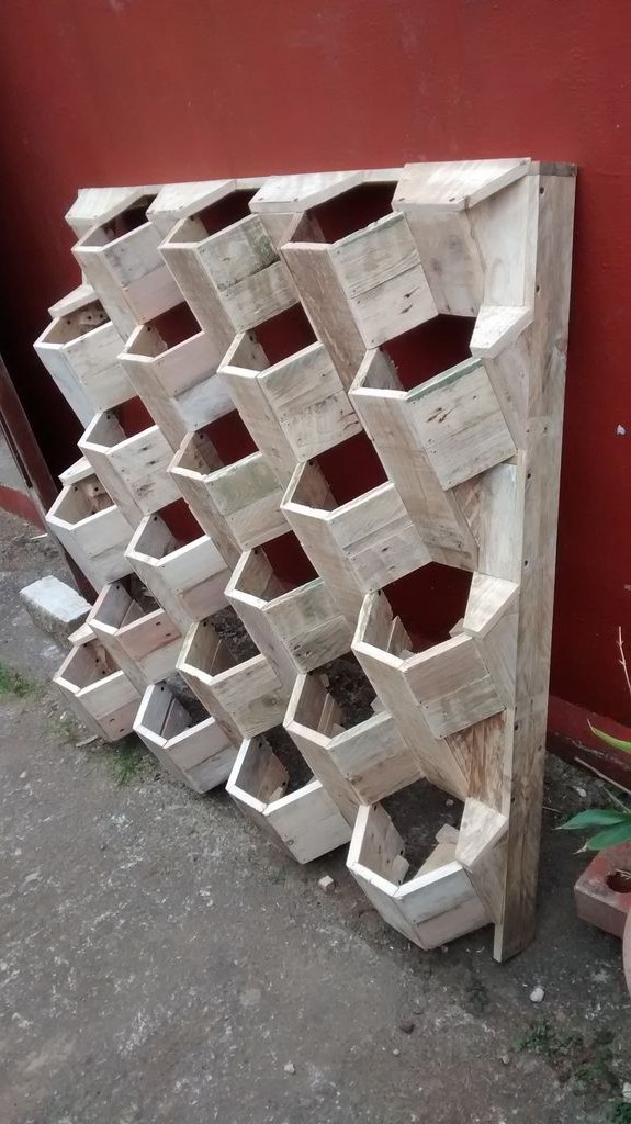 Вертикальный сад по форме улья - фото 19