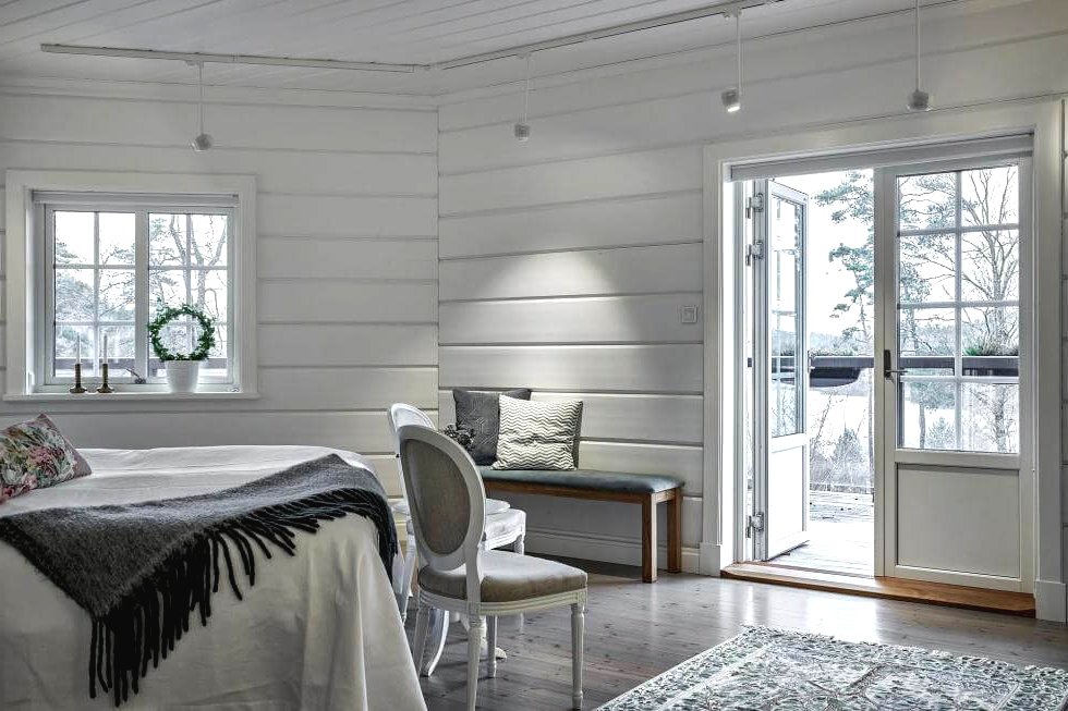 Необычный восьмиугольный бревенчатый дом - фото 13