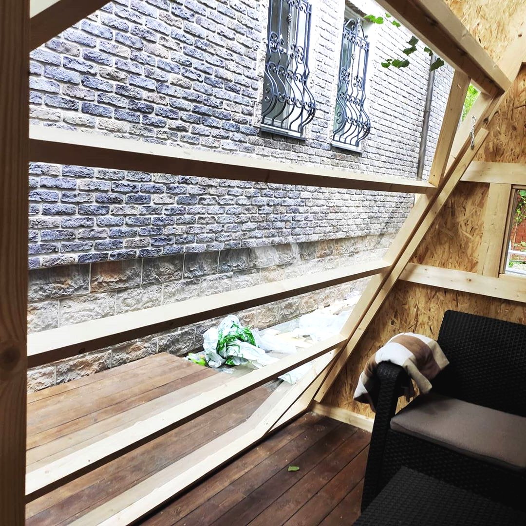 Домик шалаш для дачи - фото 5