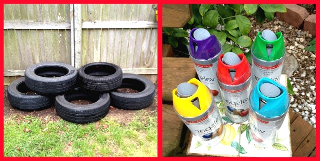 Оригинальная клумба из автопокрышек - фото 2