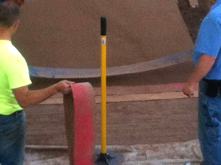 Дорожка из бетонных балок - фото 5