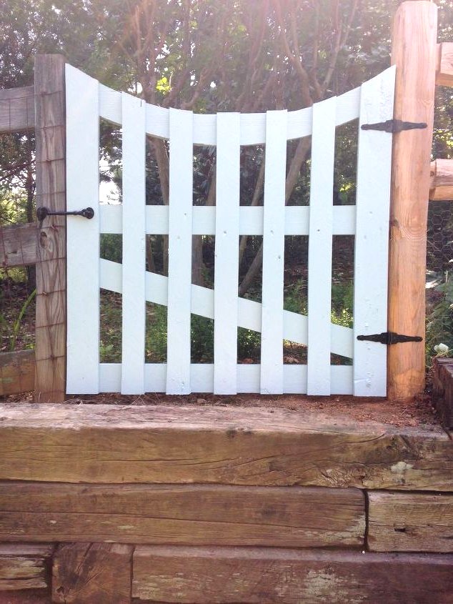 Садовая калитка из поддона - фото 8