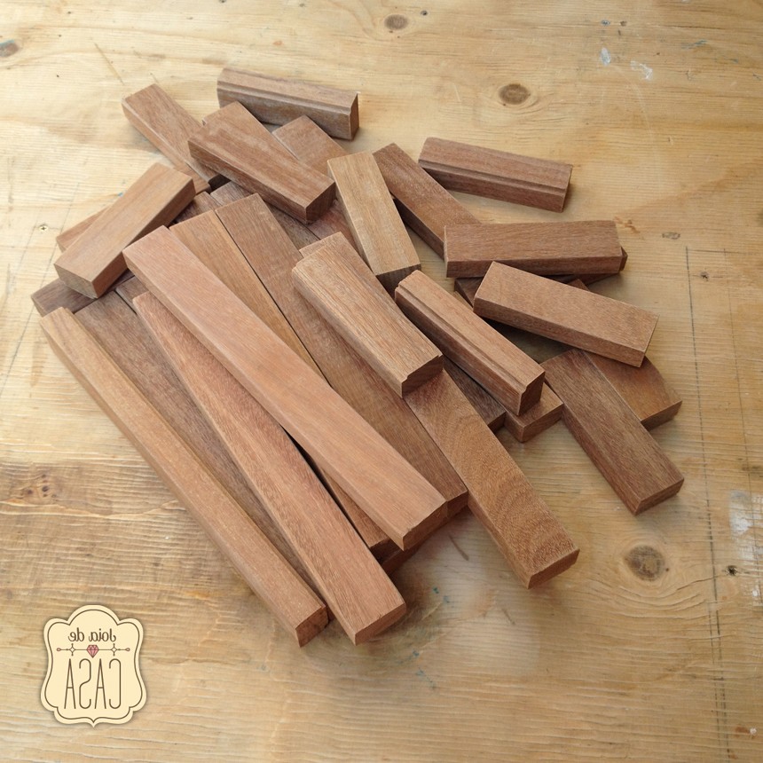 Вешалка из остатков дерева - фото 2